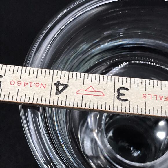 Vintage Crystal Glass Candle Holders - Compotes Set of 2 Maded in Krosno Poland - Picture 5 of 7